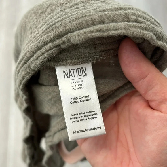 Nation LTD Revolve Mariah Easy Romper in everglades green color size M - Picture 8 of 13